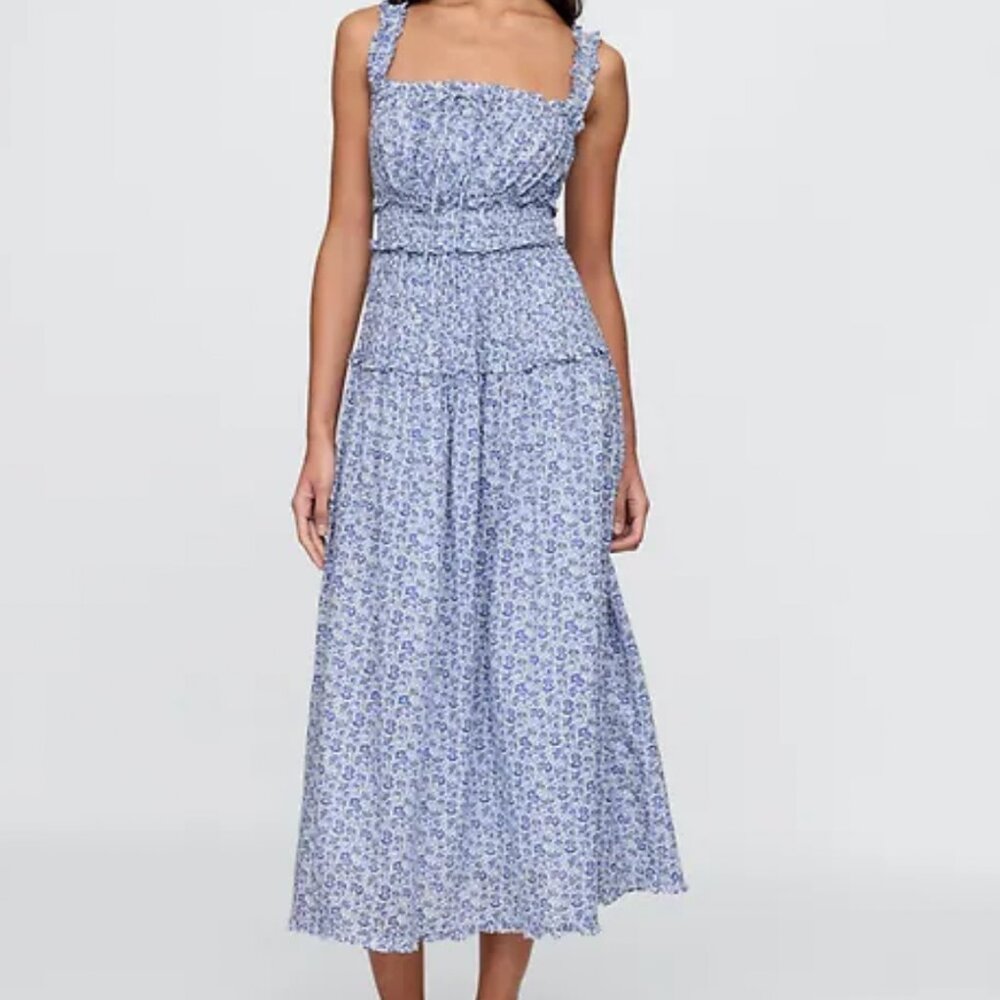 Gap × DÔEN Floral Midi Dress
